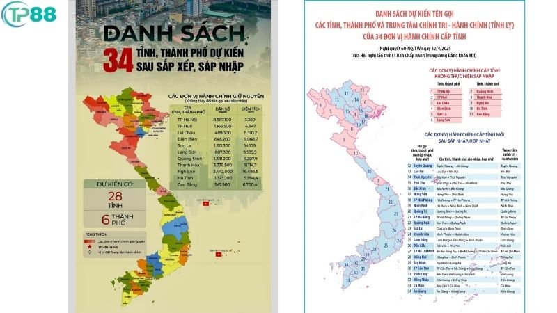 Bản Đồ Các Tỉnh Việt Nam Sau Sáp Nhập: Những Thay Đổi Gây Tranh Cãi 4 ban-do-cac-tinh-viet-nam-sau-sap-nhap-1